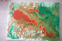 Blumenlandschaft abstrakt Leinwand 30 x 40 Nordrhein-Westfalen - Wadersloh Vorschau