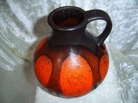 Steuler Vintage Keramik Henkel-Vase 60s Lava WGP Orange Mod516/15 Wuppertal - Elberfeld Vorschau