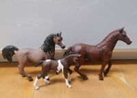 Schleich Pferde hengst stute fohlen repaint body cust Friese Thüringen - Weimar Vorschau