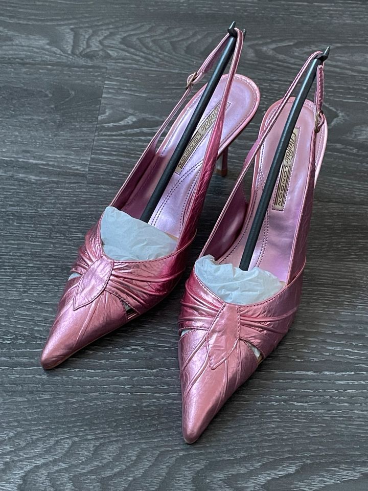 Buffalo High Heel Sling-Pumps, pink metallic, Gr. 38, NEU!! in Ansbach