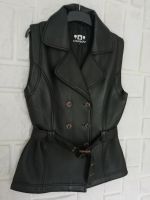 Elegante schwarze Lederweste Damen Gr 40/42 Kr. München - Oberschleißheim Vorschau