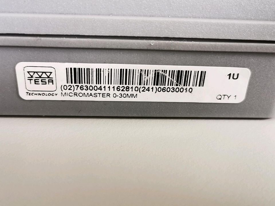 Tesa MICROMASTER RS IP54 0-30  Artikel-Nr.: 06030030 Bügelmesssch in Aalen