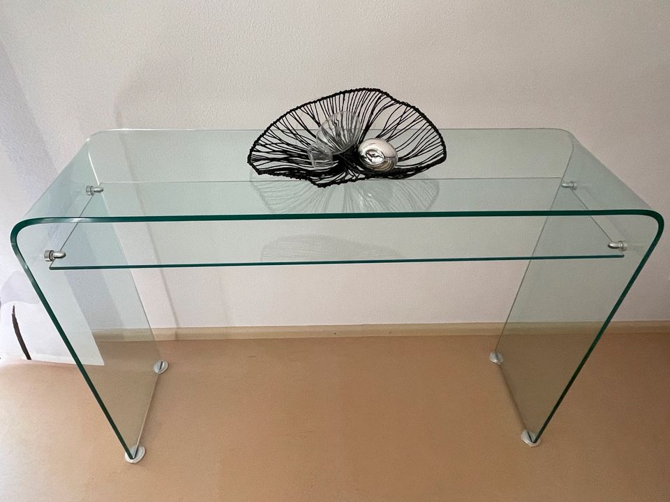 Möbel, Tisch, Konsole, Sideboard, Glas in Röhrnbach