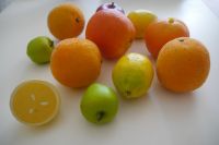 NEU Dekoration künstliches Obst Orange Zitrone Apfel/ Vers. 3,99€ Sachsen-Anhalt - Gräfenhainichen Vorschau