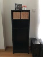 Holzregal schwarz / dunkelbraun IKEA - inkl. zwei Strohboxen Bayern - Regensburg Vorschau