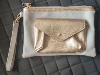 Tasche Clutch Grau Gold Kunstleder 20 cm x 14 cm **NEU** Dresden - Südvorstadt-Ost Vorschau