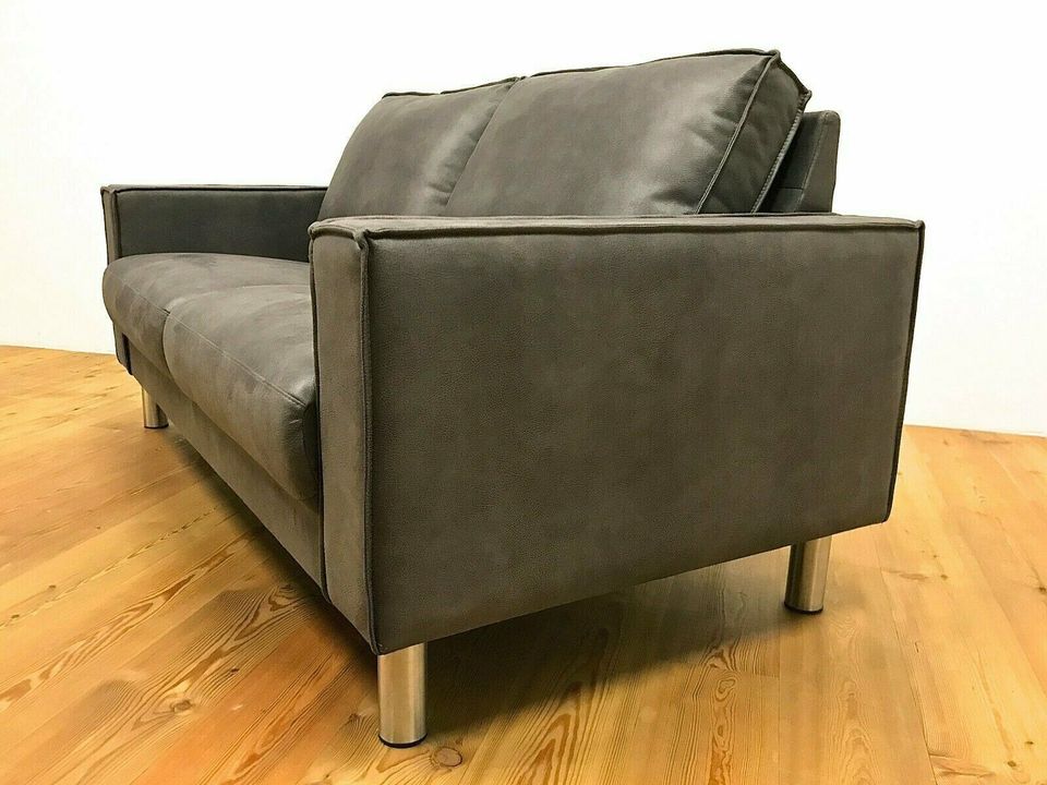 Hjort Knudsen Sofa Zweisitzer Leder Couch Braun Danish Design Neu in Köln