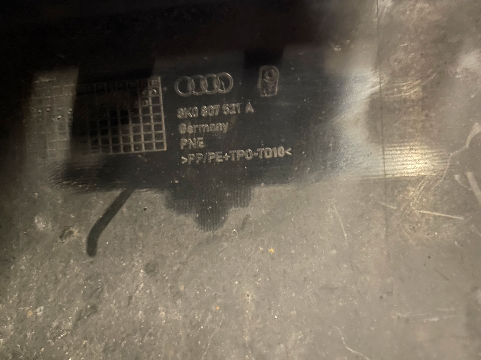 Audi A4 S4 RS4 8K B8 Diffusor Stoßstange hinten in Rehe