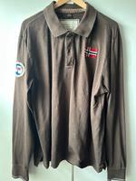 Napapijri Langarm Poloshirt braun Gr. XXL Hessen - Vellmar Vorschau