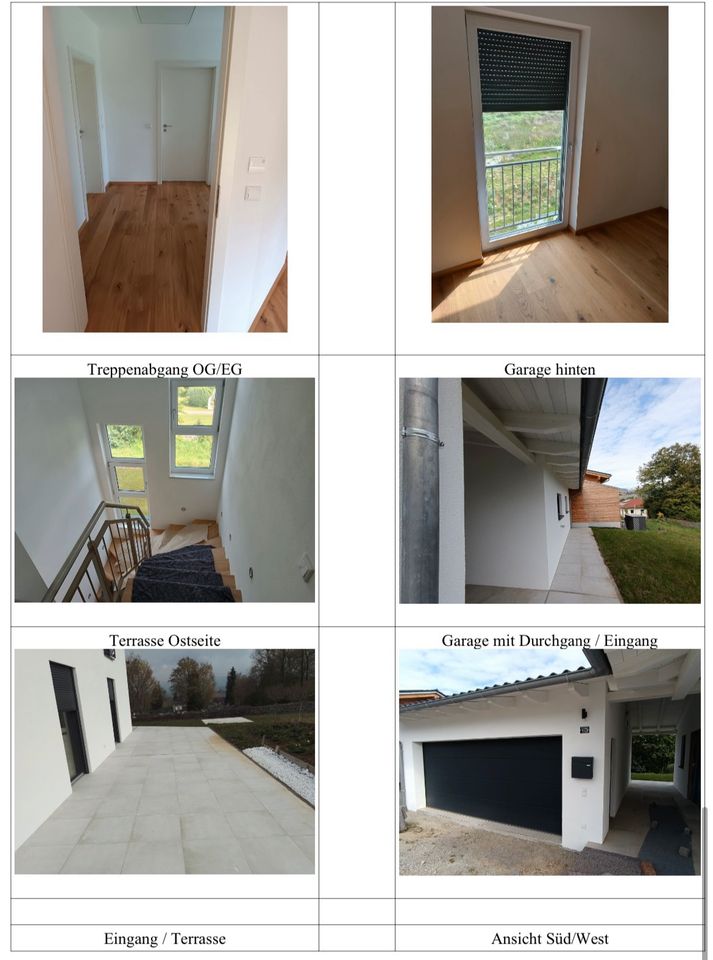 Verkauf eines neuen Einfamilienwohnhauses in Hunderdorf in Bogen Niederbay