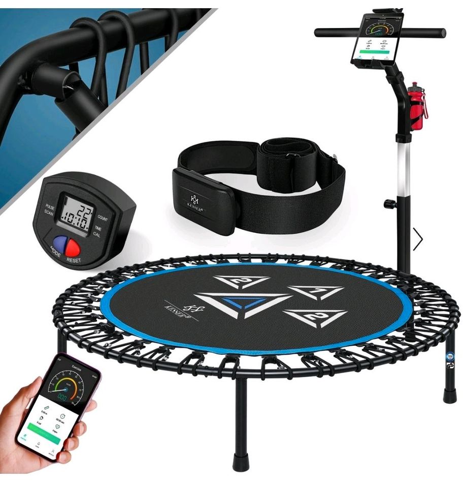 KESSER Fitnesstrampolin, Jumping Trampolin Premium Fitness Pulsgu in  Nordrhein-Westfalen - Herford | eBay Kleinanzeigen ist jetzt Kleinanzeigen