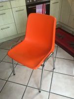 1 DESIGNER KUNSTSTOFFSTUHL ?? STUHL CHROM - ORANGE - aus 1987 Bayern - Niederaichbach Vorschau