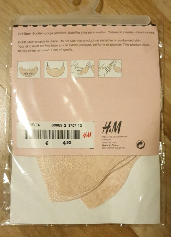 H&M Bra Tape 6x NEU IN OVP BH invisible unsichtbar in Velbert