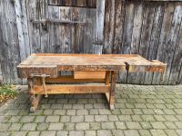 Große Original Ulmia Ott Hobelbank, Werkbank, Shabby, Deko Baden-Württemberg - Dettenheim Vorschau