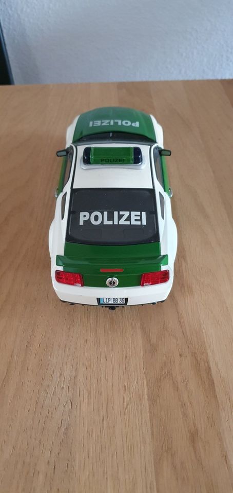 FORD Mustang Shelby GT 500, 2007, Polizei mit Licht, 1:18, UNIKAT in Lemgo