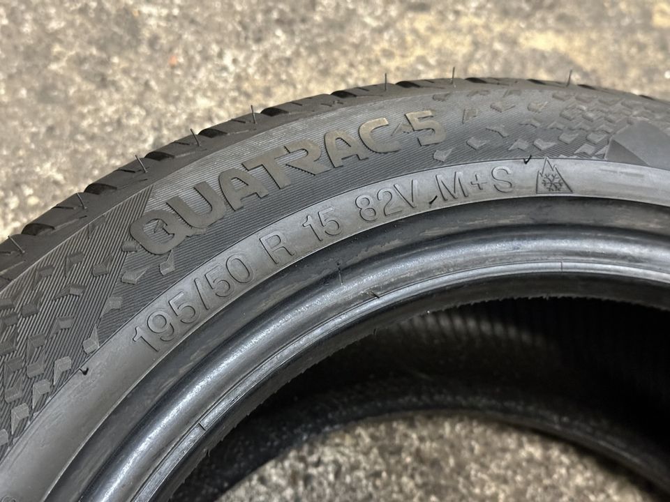 2x Ganzjahresreifen Vredestein Quatrac 5 195/50 R15 82V S72 6,5m✅ in Kevelaer