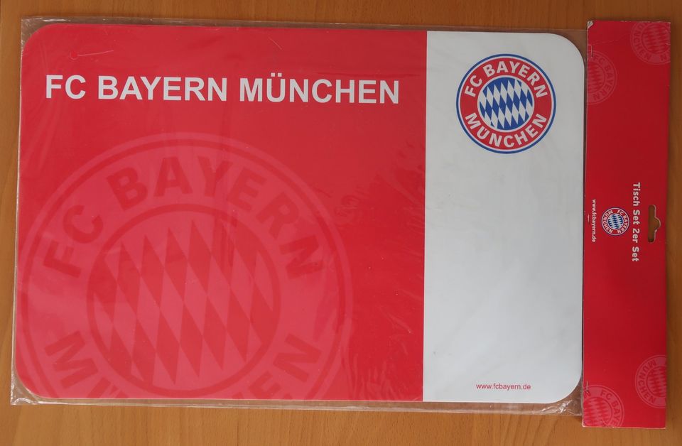 2er-Tischset FC Bayern München in Weiden (Oberpfalz)