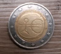 2€ Euro Münze WWU 1999-2009₩ mit Strichmännchen Pankow - Karow Vorschau