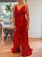 Rotes Ballkleid/Abiballkleid mit Schlitz Viviry Dorothea 38 Niedersachsen - Stelle Vorschau