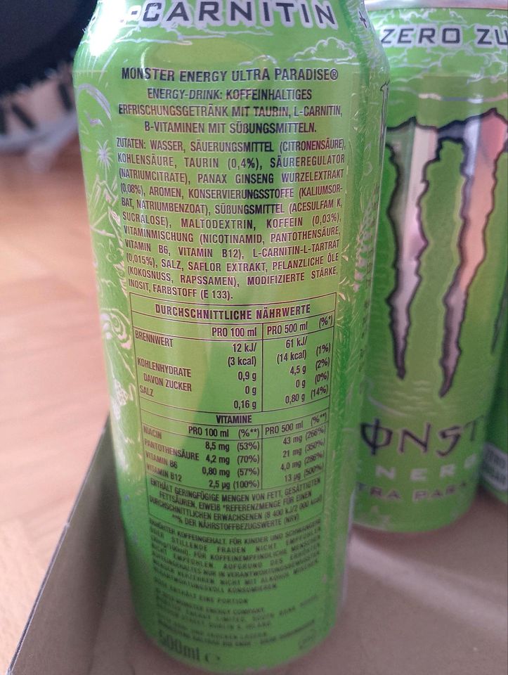 Monster Energy Drink Ultra Paradise Zero zuckerfrei in Potsdam