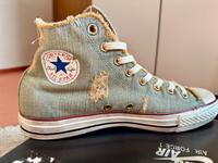 Converse All Star Chucks high Gr. 42,5 distressed denim used Sachsen-Anhalt - Oschersleben (Bode) Vorschau