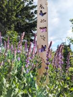 Gartenstele NEU Holz Tiffany Glas Holzstele Garten deko VERSAND Düsseldorf - Lierenfeld Vorschau