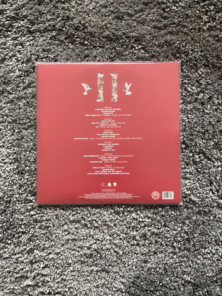 Migos Schallplatte / limited Culture 2 Vinyl / 3er / Quavo in Sessenhausen