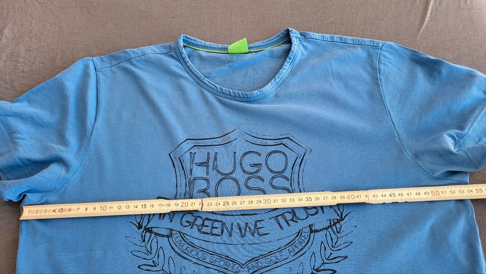 Hugo Boss Green T-Shirt  blau L in Schöneck