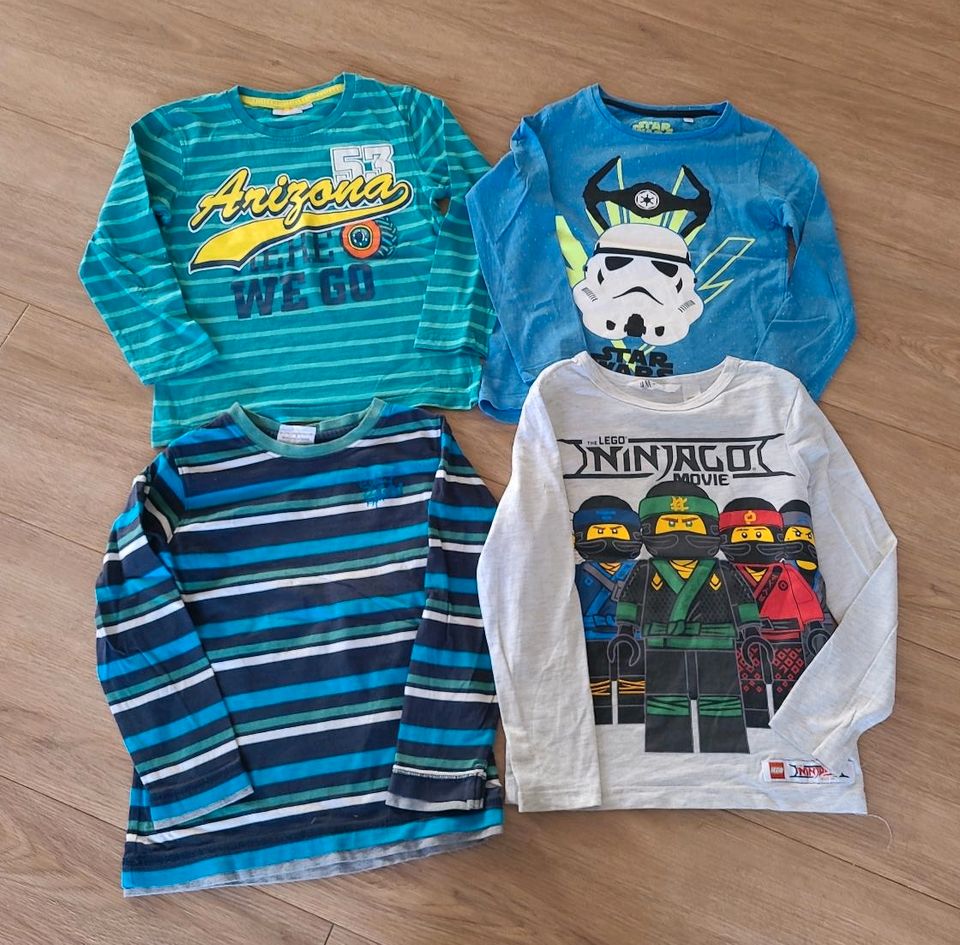 Langarm-Shirt Shirt long-sleeve ninjago Star wars 122/128 H&M in Giebelstadt