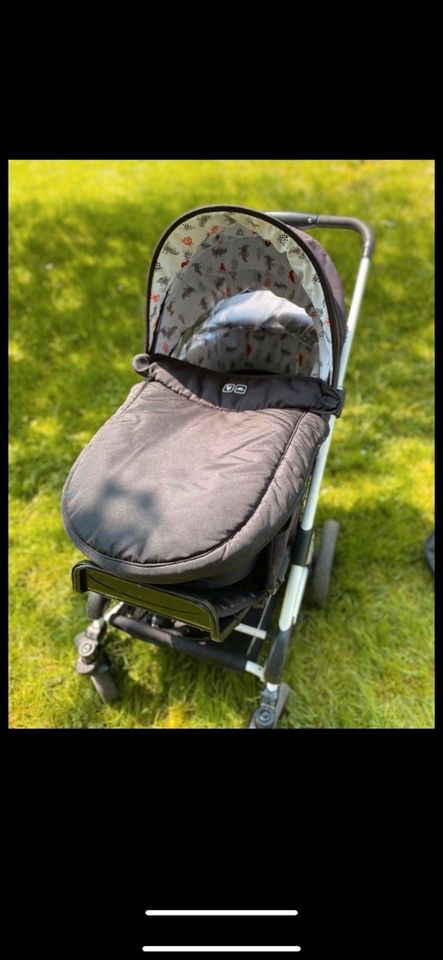 Kinderwagen ABC Turbo 6s+Wickeltasche+Sonnenschutz+Moskitonetz in Solingen