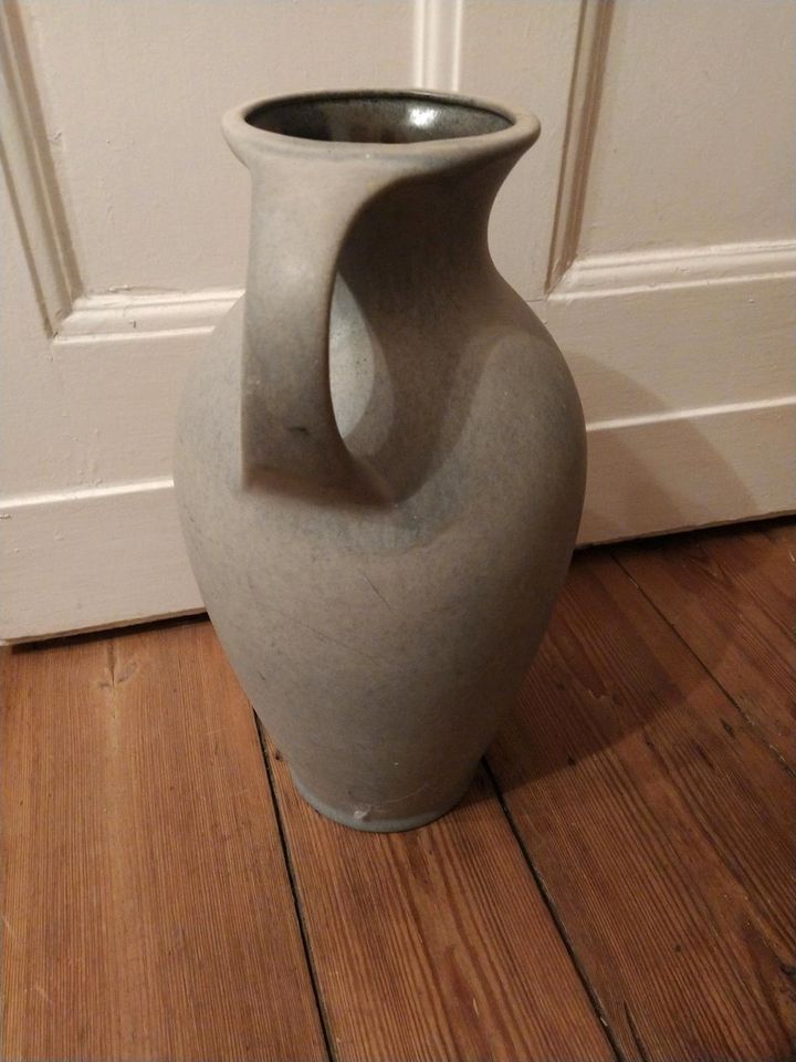 Bodenvase vase keramik grau innen lasiert 45cm hoch in Berlin