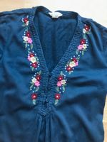 Tunika Bluse Stickerei Blumen Folklore Hippie LOGG 34 Brandenburg - Oranienburg Vorschau