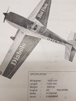 Modellflugzeug Diablo 150cm kompl. keine Extra Raven Sukhoi Giles Baden-Württemberg - Singen Vorschau