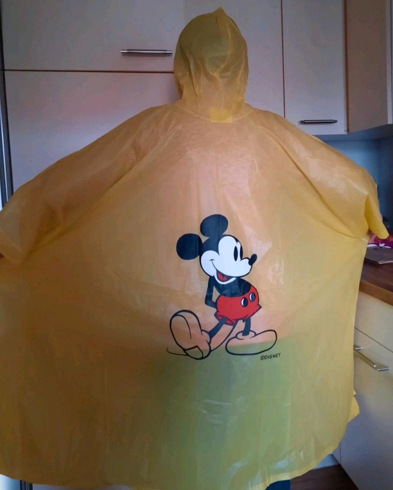 Disney PVC leichter Regenponcho für Erwachsene*Neu*gelb in Drensteinfurt