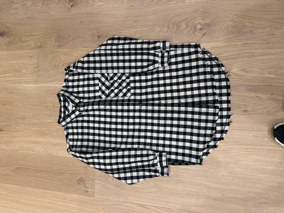 ⭐️ Bluse schwarz/weiß kariert  - Zara - 164 - Mädchen in Ruderting