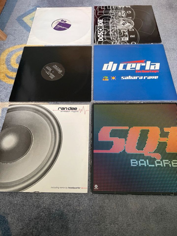 DJ VINYL 200 Schallplatten TECHNO - HOUSE - DANCE ❣️ in Bad Krozingen