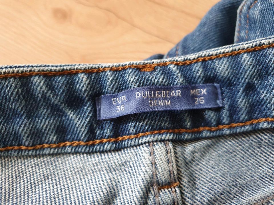 Damen Jeans Hose Vintage Bestickt von Pull Bear gr.36 Neu in Weitersbach