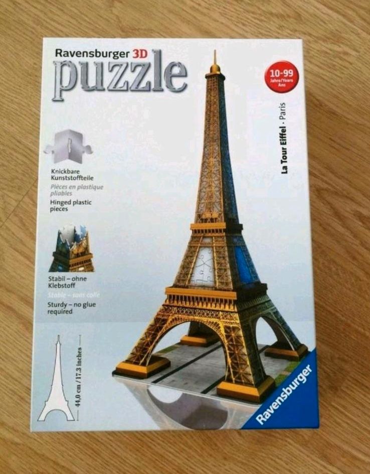 Ravensburger 3D Puzzle La Tour Eiffel Paris Eiffelturm Neuwertig in Minden
