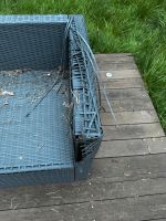 Rattan Gartensofa inkl. Sitzbezüge Niedersachsen - Bergen Vorschau