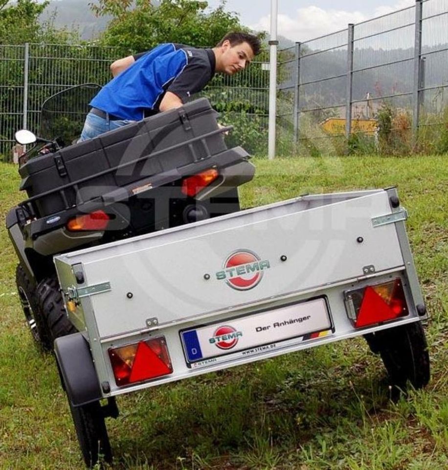 STEMA mini 750KG gebremst 100km/h 134x108x26,5cm auch für Quad in Leopoldshöhe