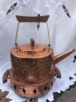 Teekanne eventuell Kupfer mit Stövchen Schwachhausen - Gete Vorschau