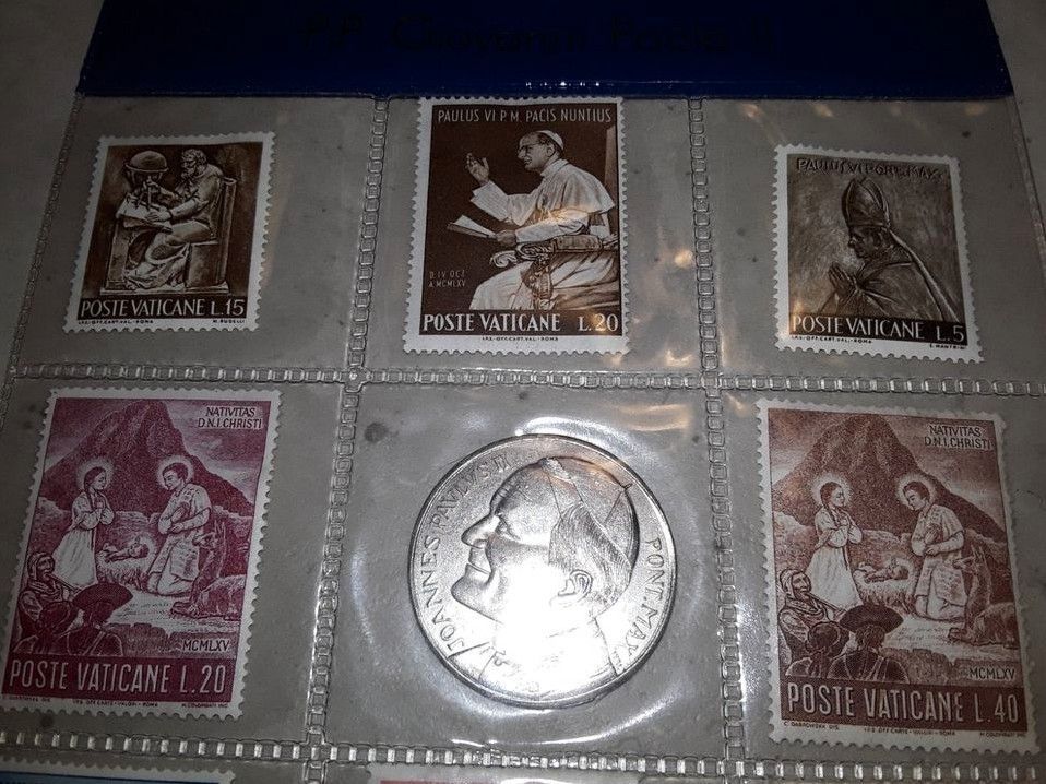 Vatikan-Briefmarken & Münzen Citta del Vaticano - 1965 in Elfershausen