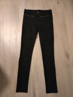 H&M Hose schwarz schick 34 XS skinny S gold München - Moosach Vorschau