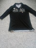 Soccx Langarmshirt 3/4 Arm schwarz Shirt Gr. 40 L Porto 2,55 Brandenburg - Bernau Vorschau