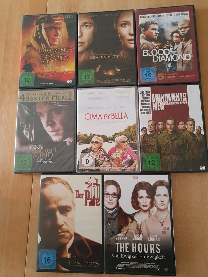 8 DVD s - spannende Spielfilm - Klassiker in Neuendettelsau