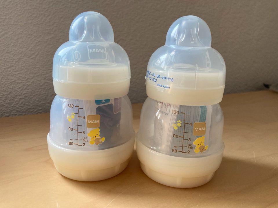 NEU Babyflasche Mam, 130ml, anti colic, stillen, Erstausstattung in Elmenhorst Kr Stormarn