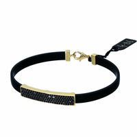 Kautschuk Armband 585 14K 19,5cm ECHT GOLD NEU Schwarze Zirkonia Berlin - Neukölln Vorschau