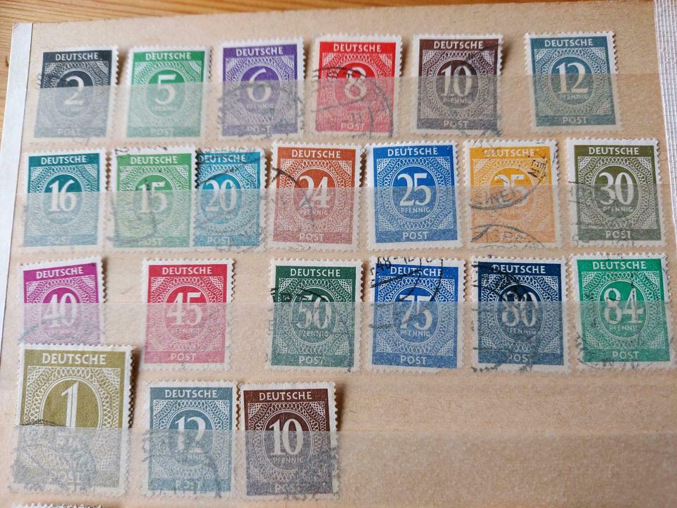 Briefmarken Deutsche Post in Tespe