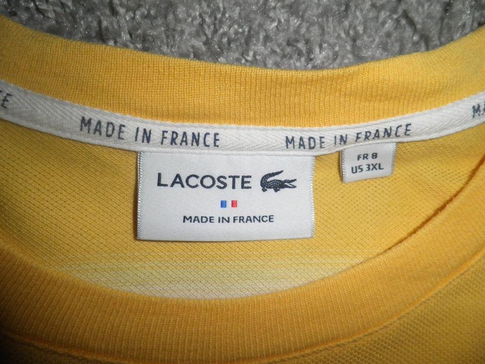 2 Lacoste Shirts Gr. 2XL/3XL Made in France Topzustand in Saarbrücken