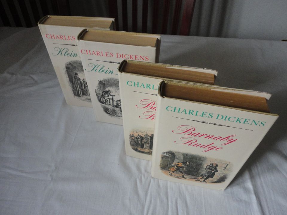 4 x DDR Ausgabe Charles Dickens - Klein Dorrit & Barnaby Rudge in Berlin